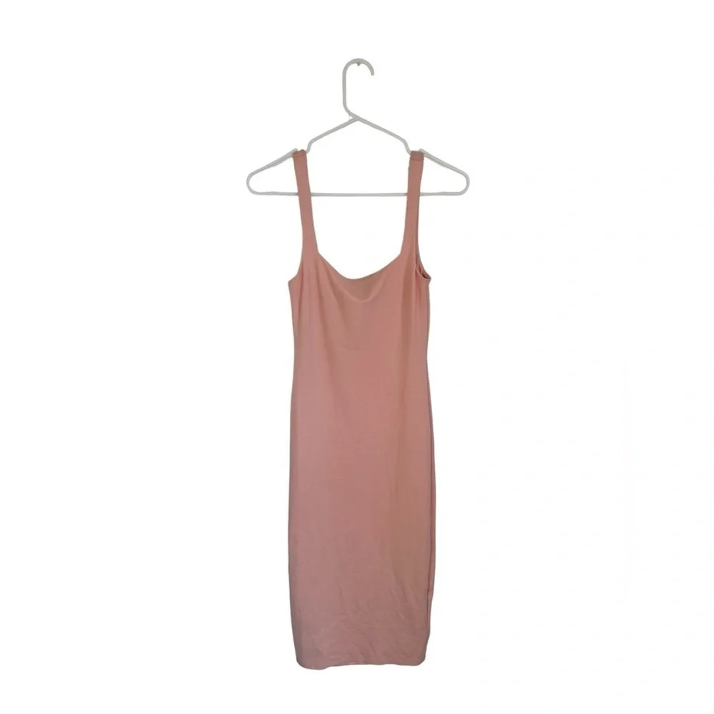 Lovers + Friends Revolve Donatella Midi Dress Blush Pink Bodycon Size XS - Picture 3 of 8